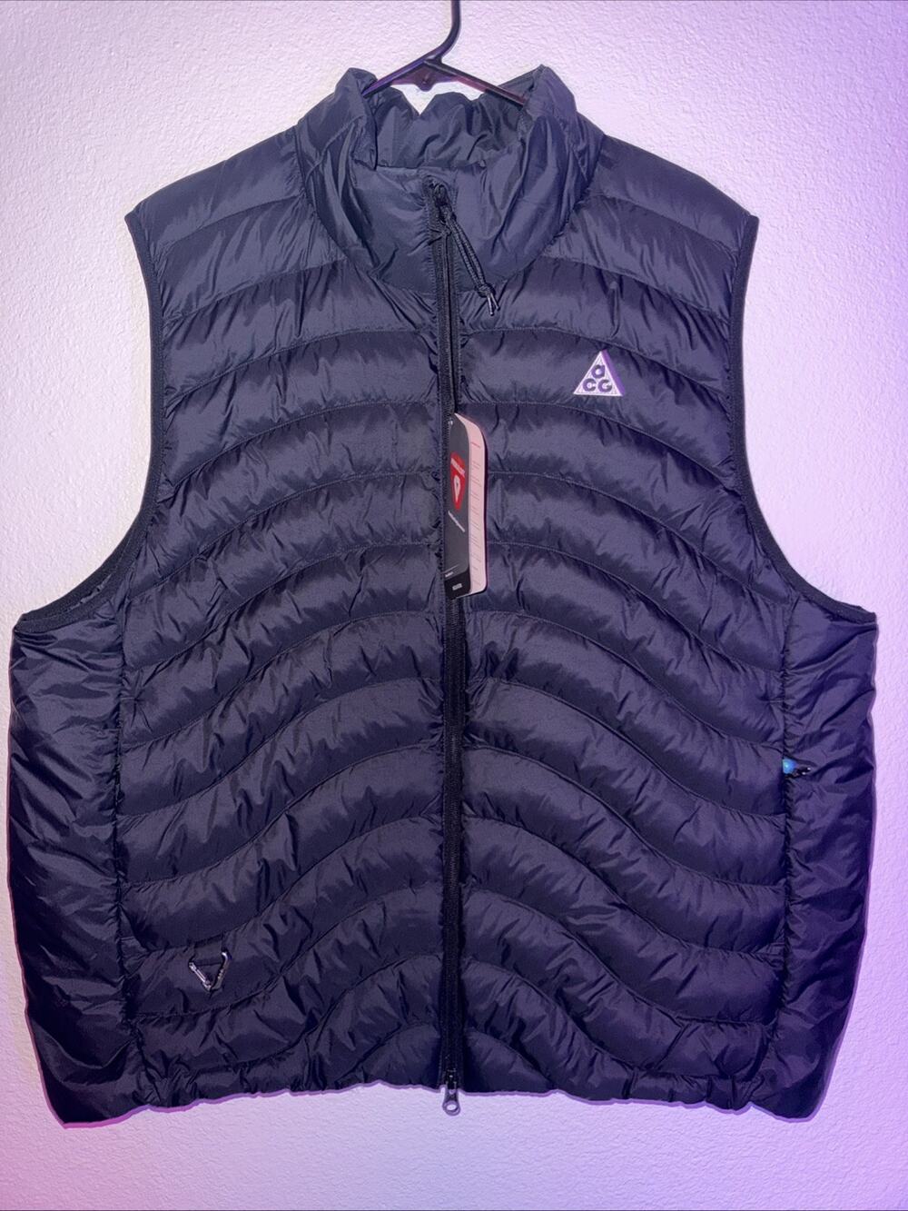 Nike ACG Lava Flow Mens Therma-Fit ADV Vest Black Sz XL NWT $220 MSRP HV0605-010